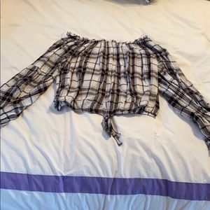 Hollister off the shoulder long sleeve